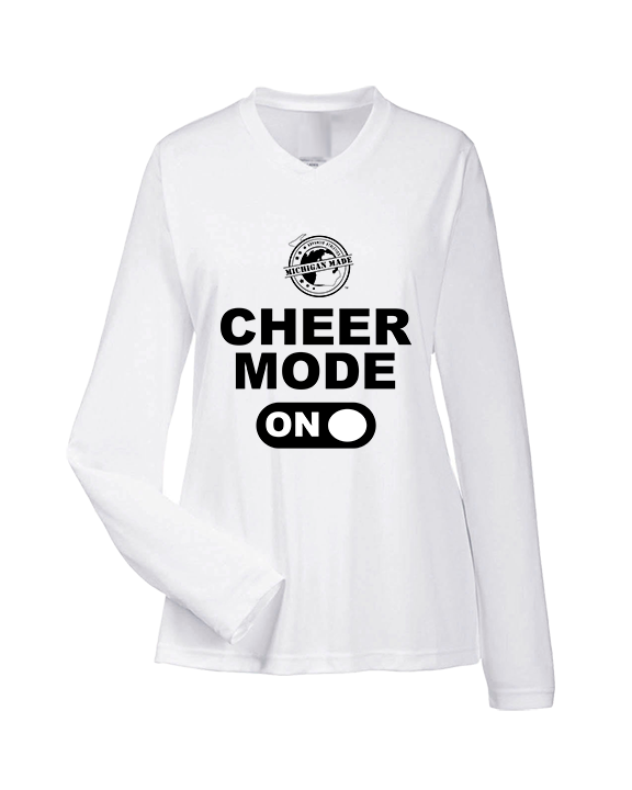 Michigan Made Advanced Athletics Cheer Mode - Womens Performance Long Sleeve