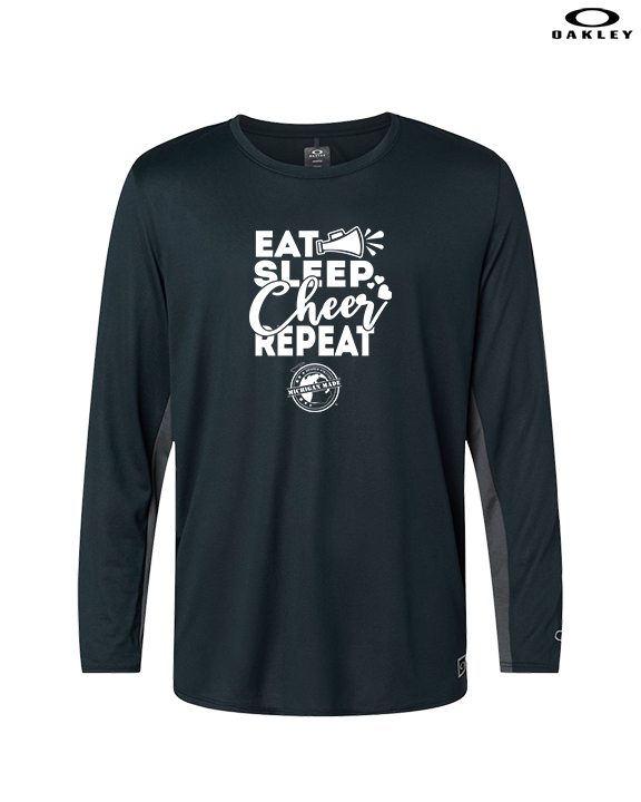 Michigan Made Advanced Athletics Cheer Eat Sleep Cheer - Oakley Hydrolix Long Sleeve