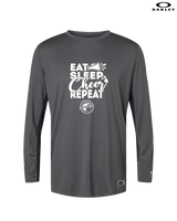 Michigan Made Advanced Athletics Cheer Eat Sleep Cheer - Oakley Hydrolix Long Sleeve