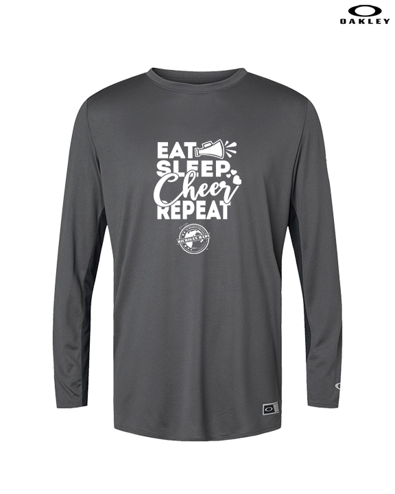 Michigan Made Advanced Athletics Cheer Eat Sleep Cheer - Oakley Hydrolix Long Sleeve