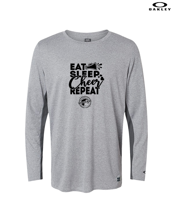 Michigan Made Advanced Athletics Cheer Eat Sleep Cheer - Oakley Hydrolix Long Sleeve