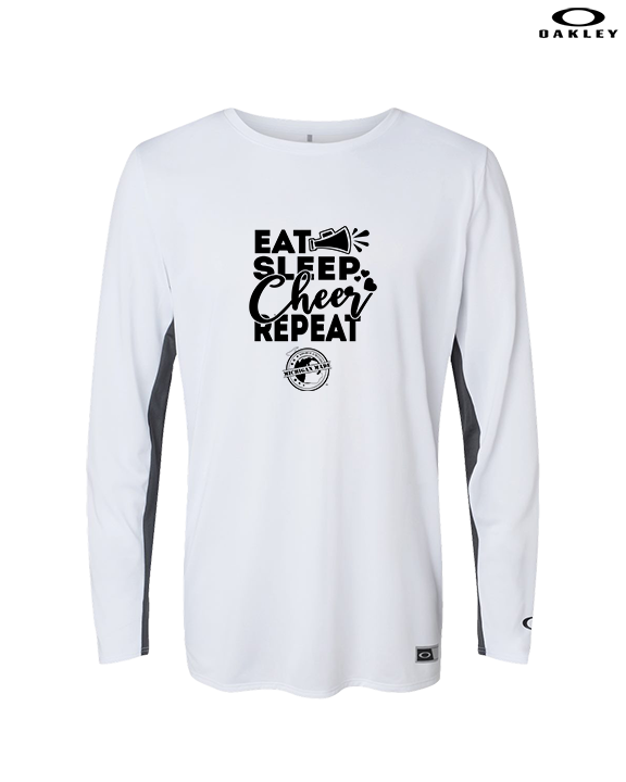 Michigan Made Advanced Athletics Cheer Eat Sleep Cheer - Oakley Hydrolix Long Sleeve