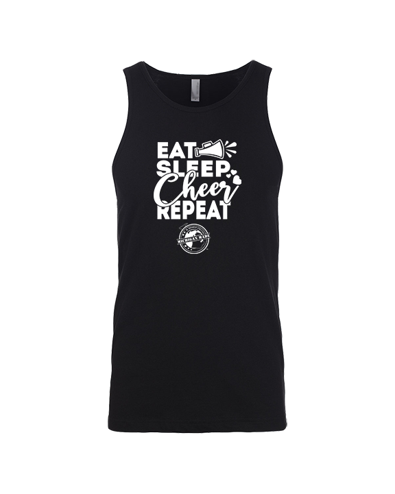 Michigan Made Advanced Athletics Cheer Eat Sleep Cheer - Mens Tank Top
