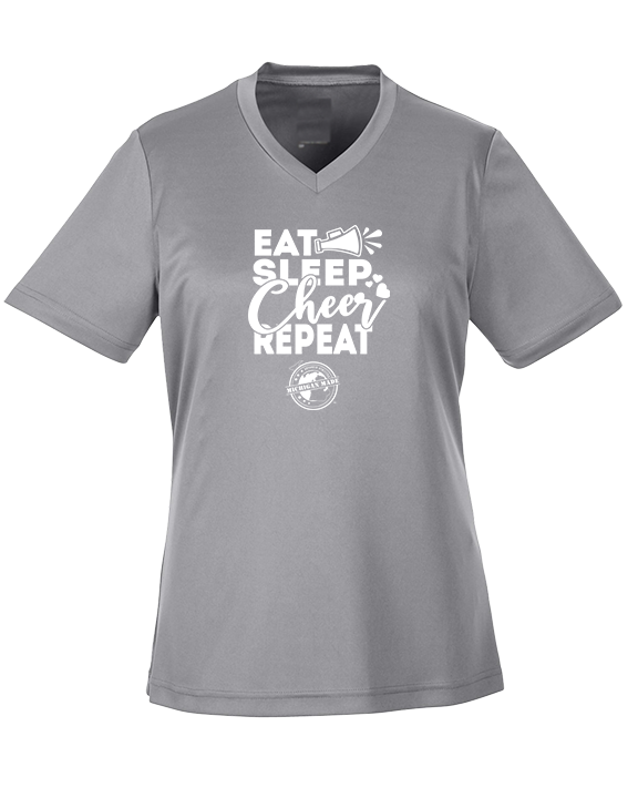 Michigan Made Advanced Athletics Cheer Eat Sleep Cheer - Womens Performance Shirt