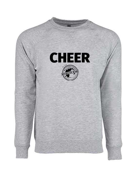 Michigan Made Advanced Athletics Logo Cheer - Crewneck Sweatshirt