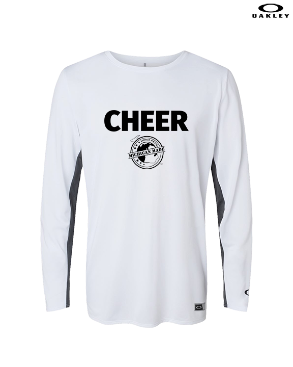 Michigan Made Advanced Athletics Logo Cheer - Oakley Hydrolix Long Sleeve