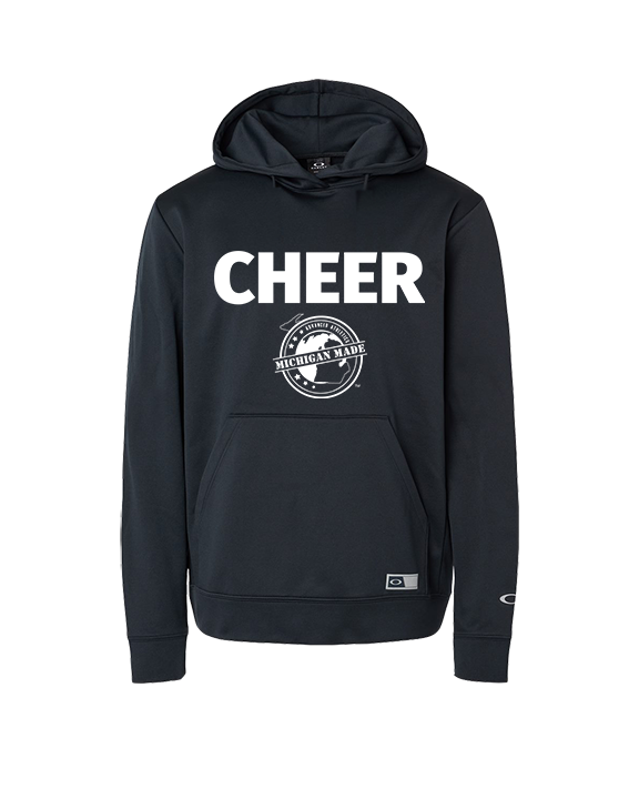 Michigan Made Advanced Athletics Logo Cheer - Oakley Hydrolix Hooded Sweatshirt