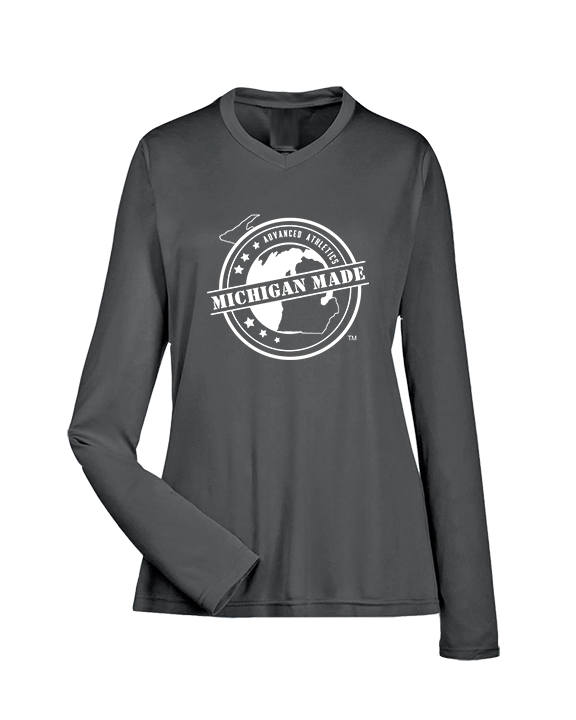 Michigan Made Advanced Athletics Logo - Womens Performance Long Sleeve