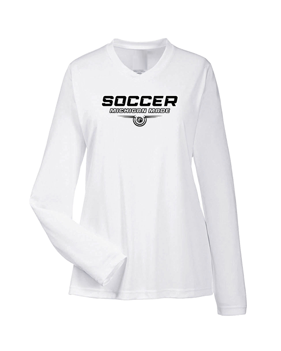 Michigan Made Advanced Athletics Soccer Design - Womens Performance Longsleeve