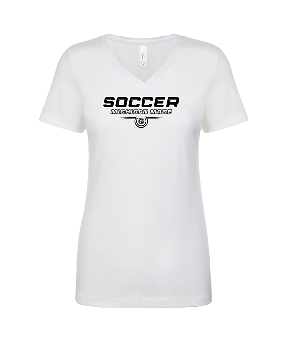 Michigan Made Advanced Athletics Soccer Design - Womens Vneck