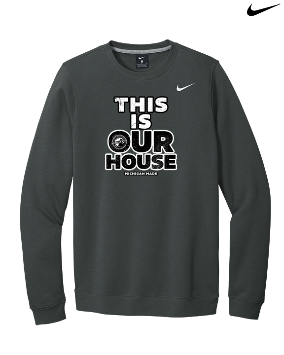 Michigan Made Advanced Athletics Soccer TIOH - Mens Nike Crewneck