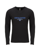 Middletown HS Football Design - Tri-Blend Long Sleeve