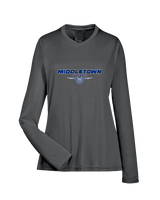 Middletown HS Football Design - Womens Performance Longsleeve
