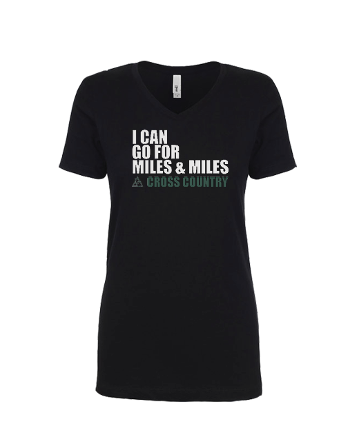 Delta Charter HS Miles and Miles - Women’s V-Neck