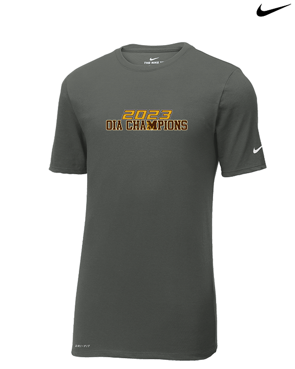 Mililani HS Football Custom - Mens Nike Cotton Poly Tee