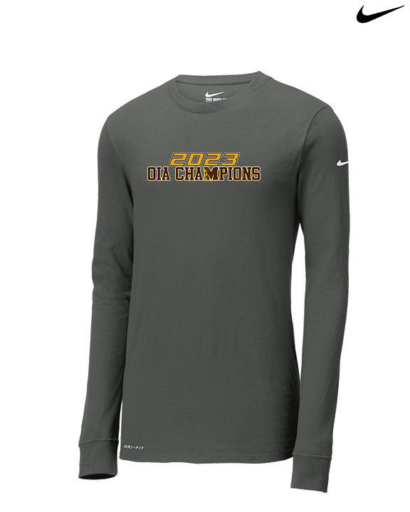 Mililani HS Football Custom - Mens Nike Longsleeve
