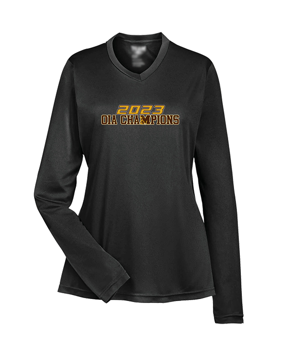 Mililani HS Football Custom - Womens Performance Longsleeve