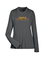 Mililani HS Football Custom - Womens Performance Longsleeve