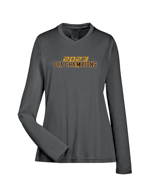 Mililani HS Football Custom - Womens Performance Longsleeve