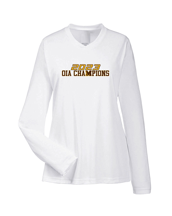 Mililani HS Football Custom - Womens Performance Longsleeve