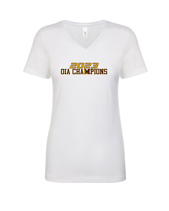 Mililani HS Football Custom - Womens V-Neck