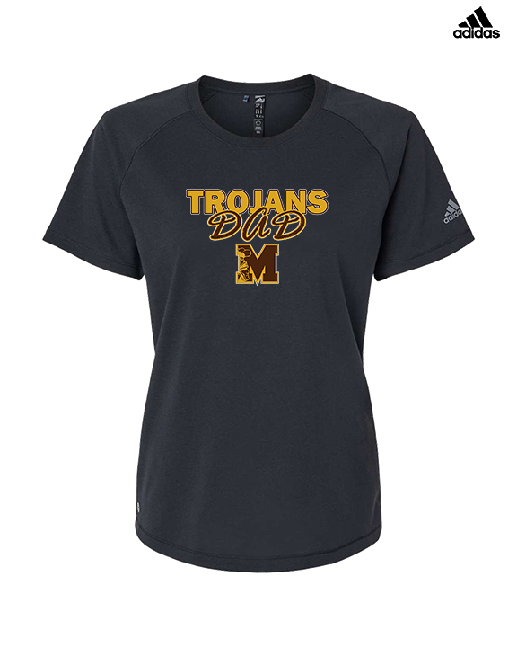 Mililani HS Football Dad - Womens Adidas Performance Shirt