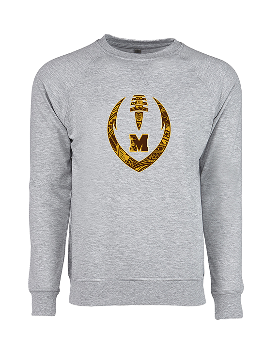Mililani HS Football Full Football - Crewneck Sweatshirt