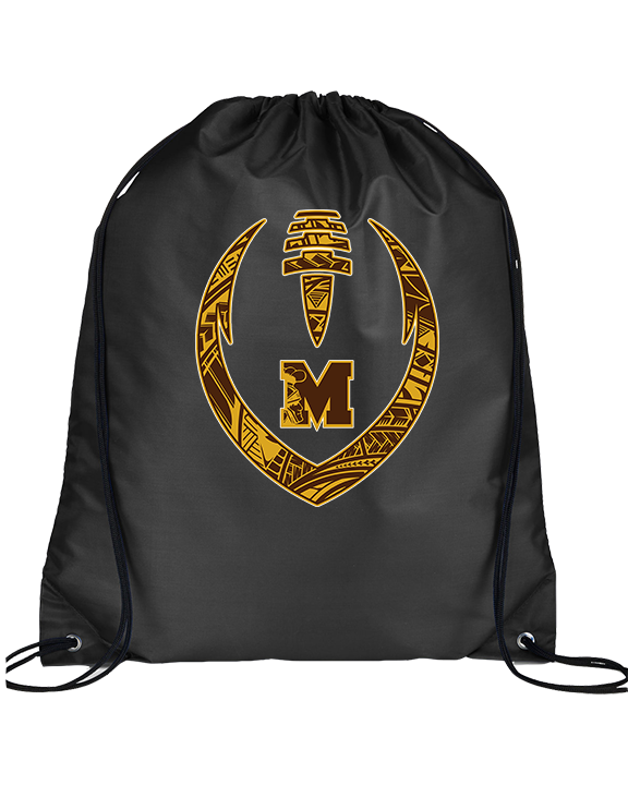 Mililani HS Football Full Football - Drawstring Bag