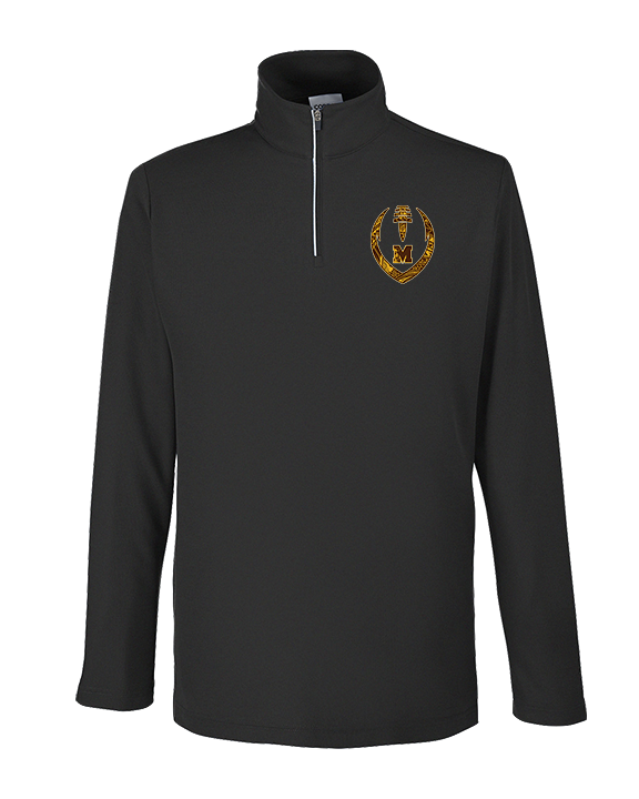 Mililani HS Football Full Football - Mens Quarter Zip