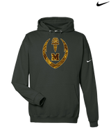 Mililani HS Football Full Football - Nike Club Fleece Hoodie
