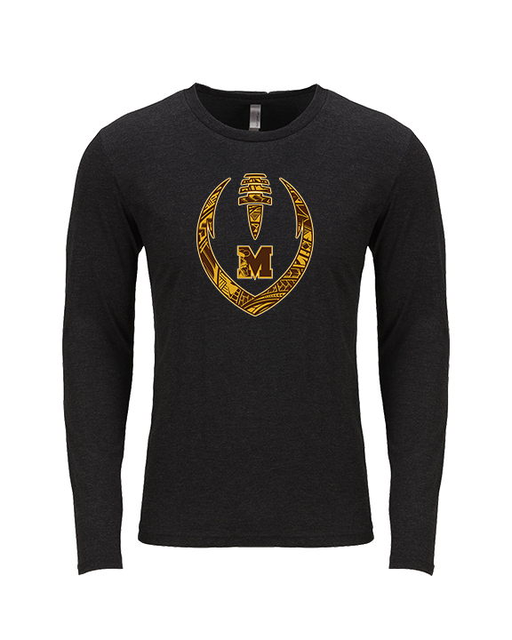 Mililani HS Football Full Football - Tri-Blend Long Sleeve