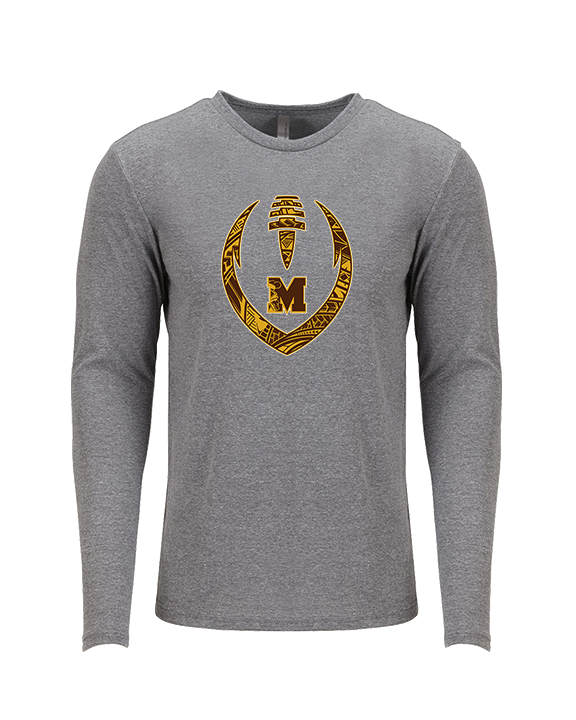 Mililani HS Football Full Football - Tri-Blend Long Sleeve