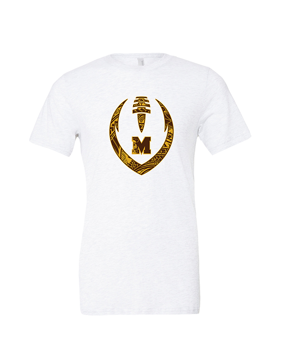 Mililani HS Football Full Football - Tri-Blend Shirt