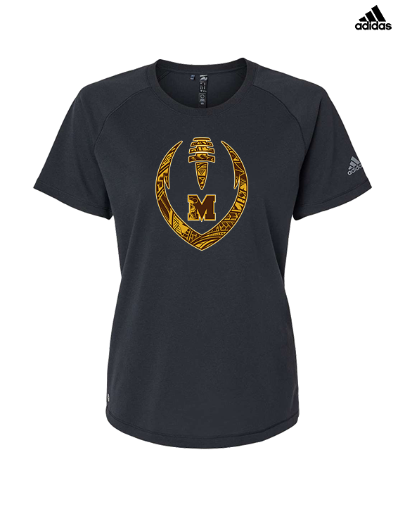 Mililani HS Football Full Football - Womens Adidas Performance Shirt