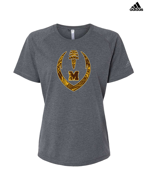 Mililani HS Football Full Football - Womens Adidas Performance Shirt