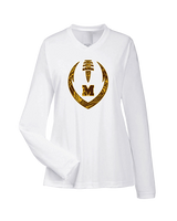 Mililani HS Football Full Football - Womens Performance Longsleeve