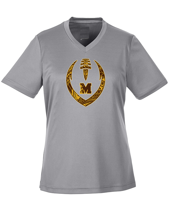 Mililani HS Football Full Football - Womens Performance Shirt