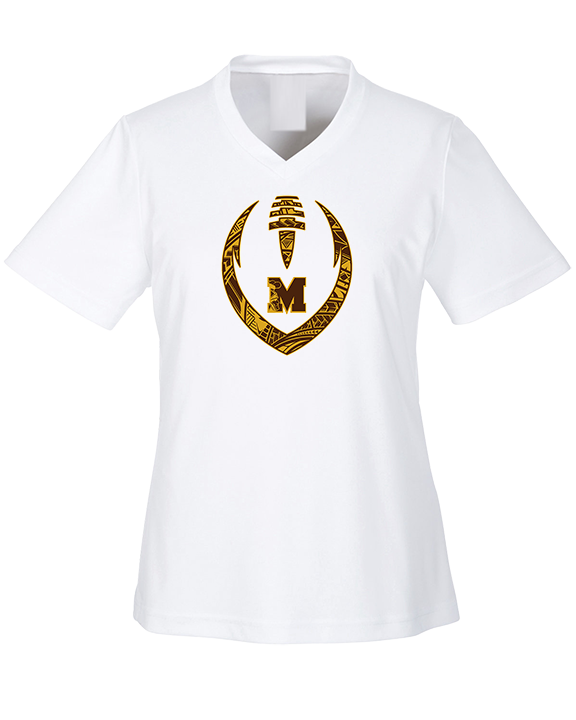 Mililani HS Football Full Football - Womens Performance Shirt