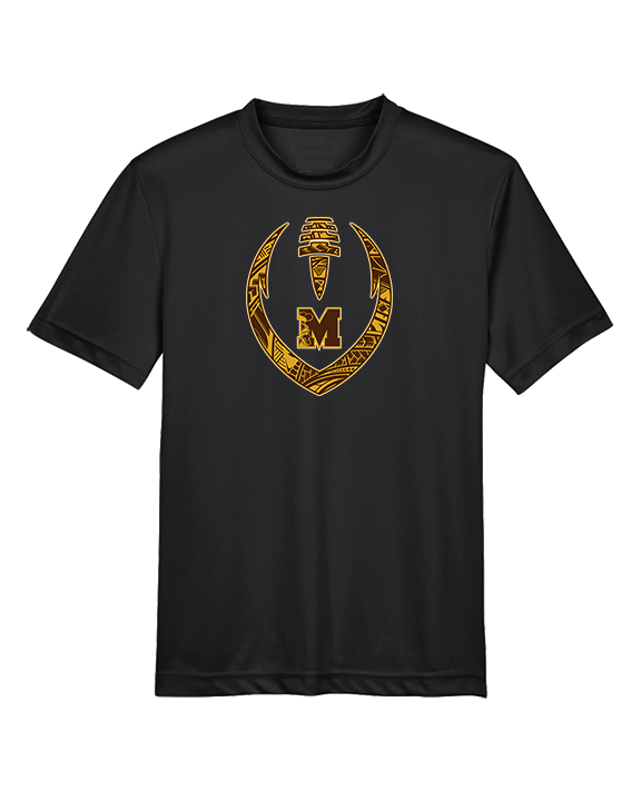 Mililani HS Football Full Football - Youth Performance Shirt