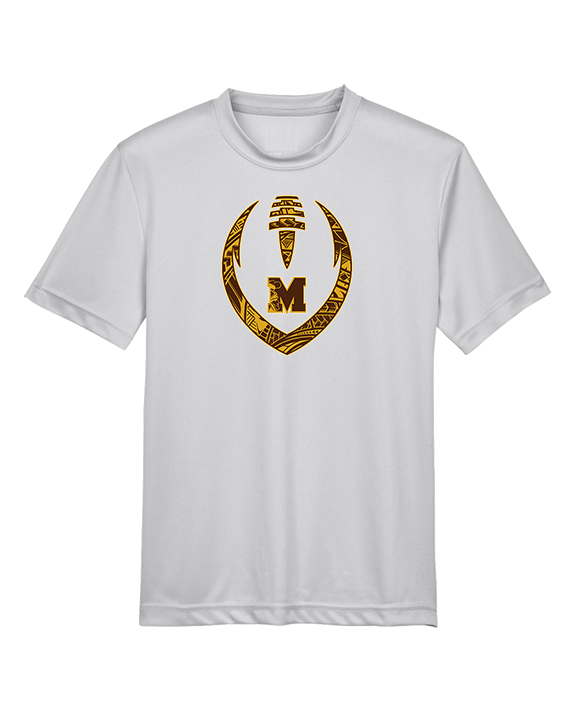 Mililani HS Football Full Football - Youth Performance Shirt