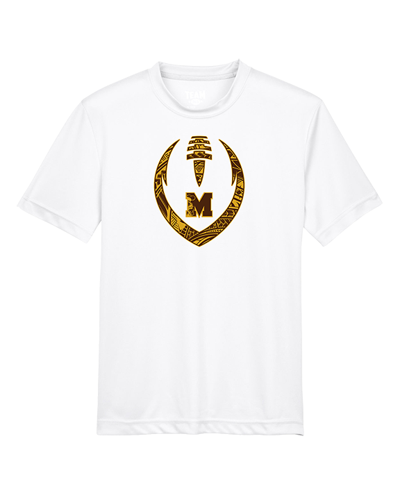 Mililani HS Football Full Football - Youth Performance Shirt