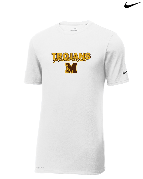 Mililani HS Football Grandparent - Mens Nike Cotton Poly Tee