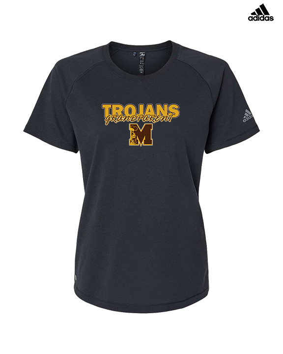 Mililani HS Football Grandparent - Womens Adidas Performance Shirt