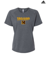 Mililani HS Football Grandparent - Womens Adidas Performance Shirt