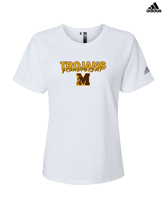 Mililani HS Football Grandparent - Womens Adidas Performance Shirt