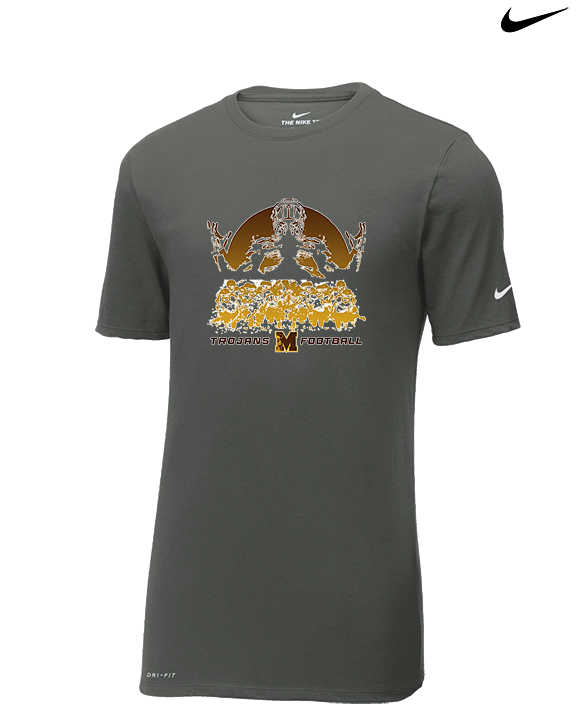 Mililani HS Football Unleashed - Mens Nike Cotton Poly Tee
