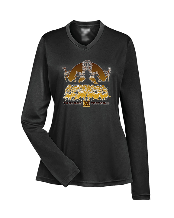 Mililani HS Football Unleashed - Womens Performance Longsleeve