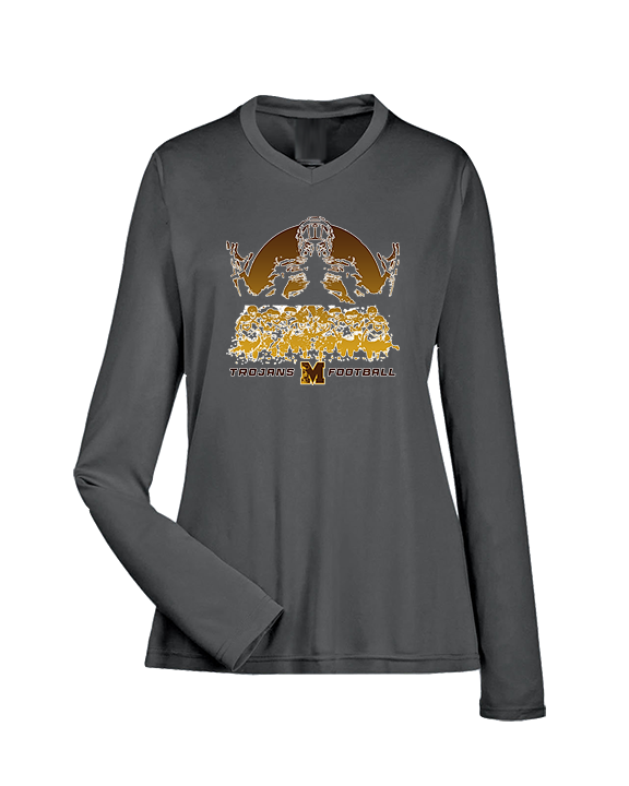 Mililani HS Football Unleashed - Womens Performance Longsleeve