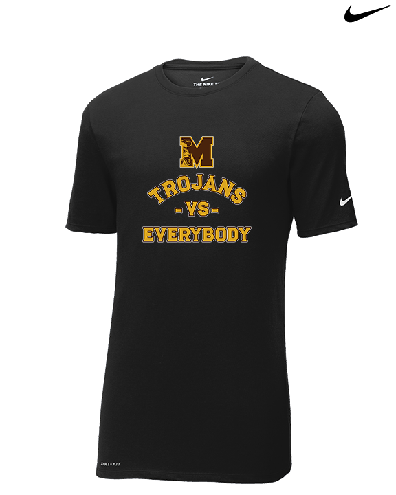 Mililani HS Football Vs Everybody - Mens Nike Cotton Poly Tee