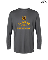 Mililani HS Football Vs Everybody - Mens Oakley Longsleeve
